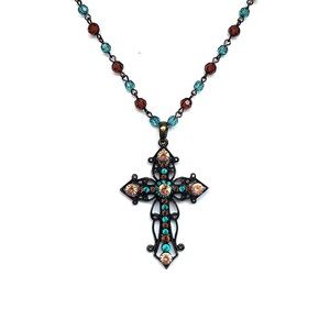 Cross Rhinestone Necklace